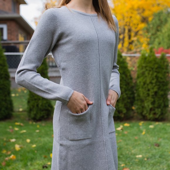 Wool Dress with pockets - Picture 1 of 16